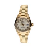 ROLEX<BR>DATEJUST ORO AMARILLO PRESIDENT SEÑORA...