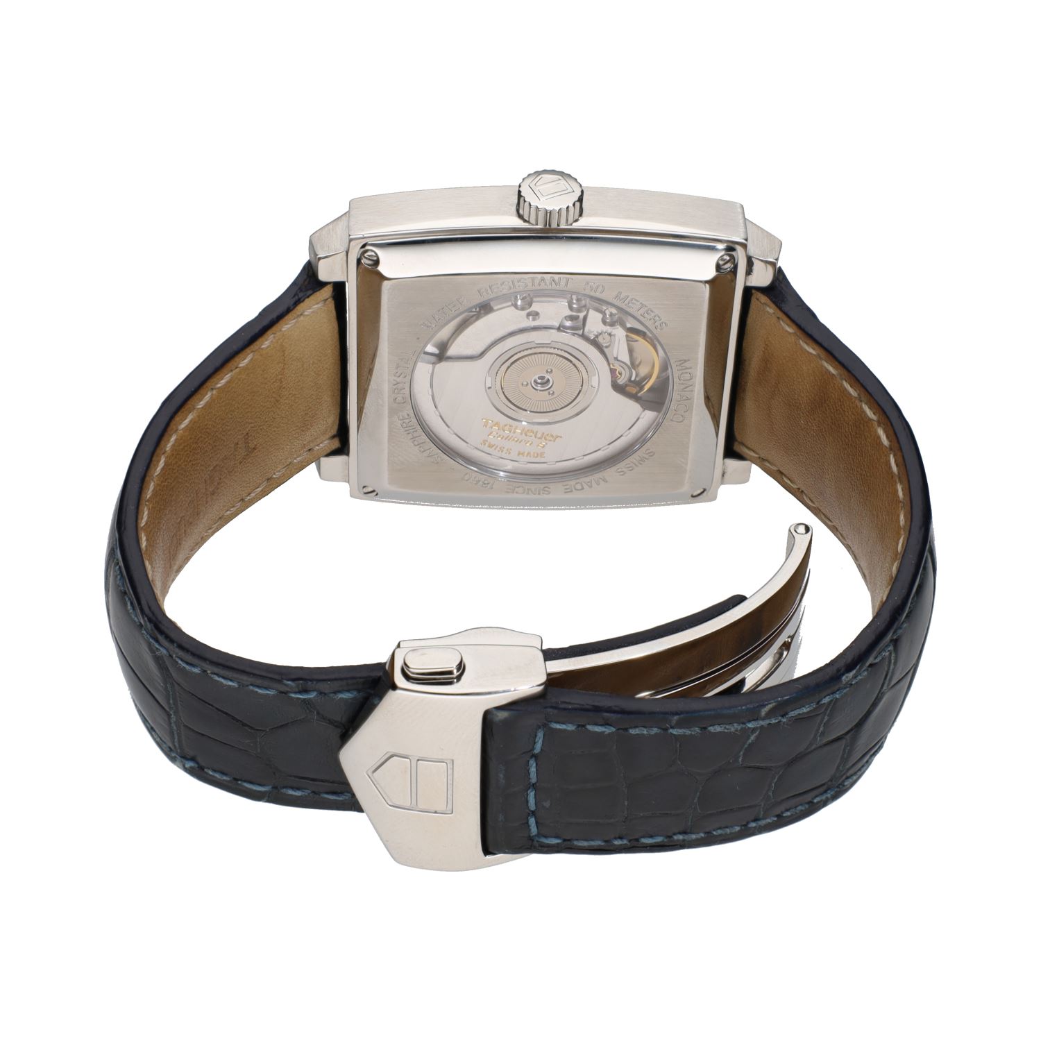 Monaco calibre 6 automatico acero 33mm.  