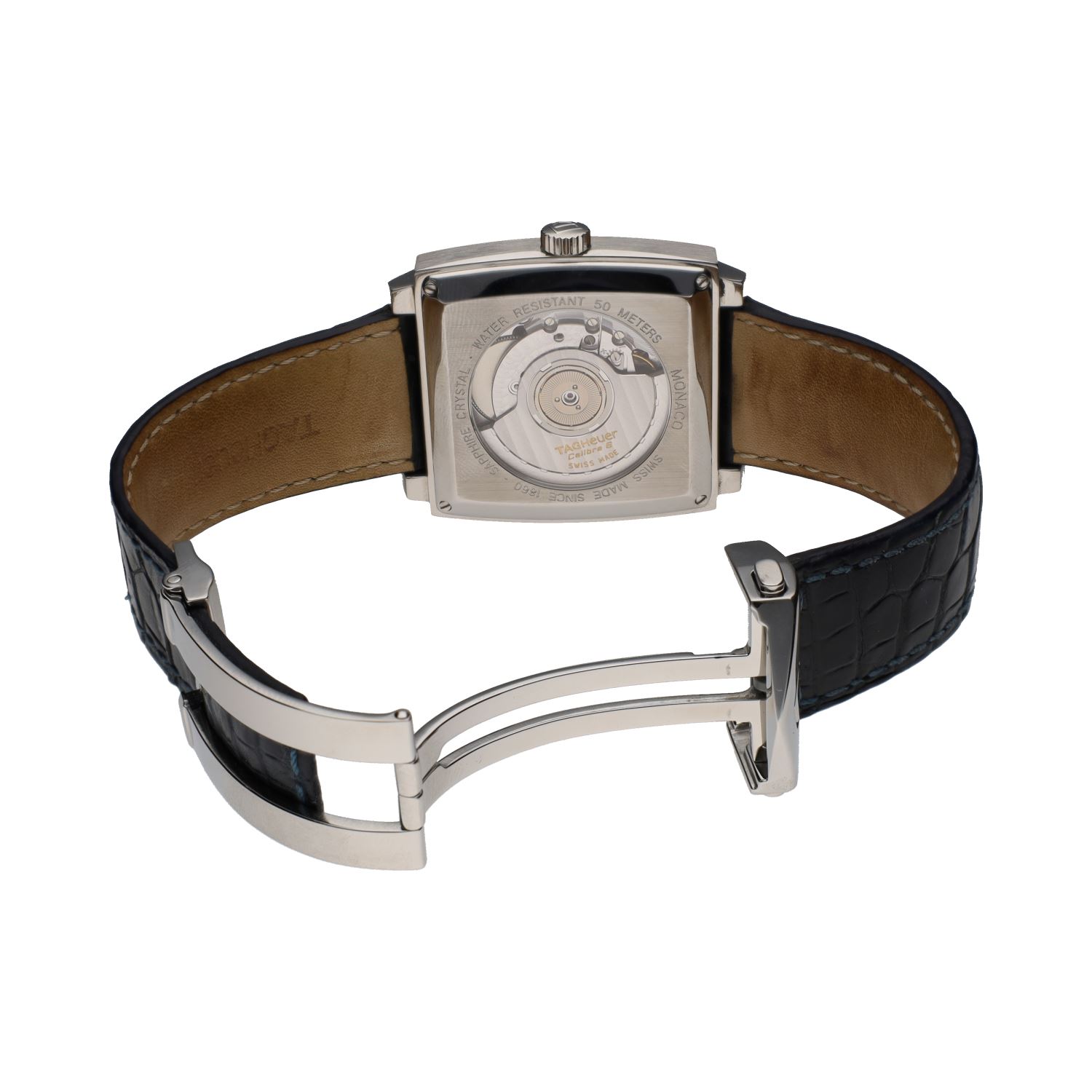 Monaco calibre 6 automatico acero 33mm.  