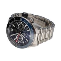 Carrera calibre heuer 02 twin time acero 45mm.   