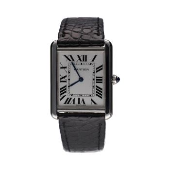 CARTIER<BR>TANK SOLO ACERO 27MM QUARTZ. · ref.: 2715