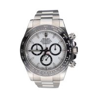 ROLEX<BR>DAYTONA ACERO ESFERA BLANCA CERÁMICO. ...