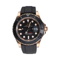 ROLEX<BR>YACHT-MASTER ORO ROSA CAUCHO 40MM.