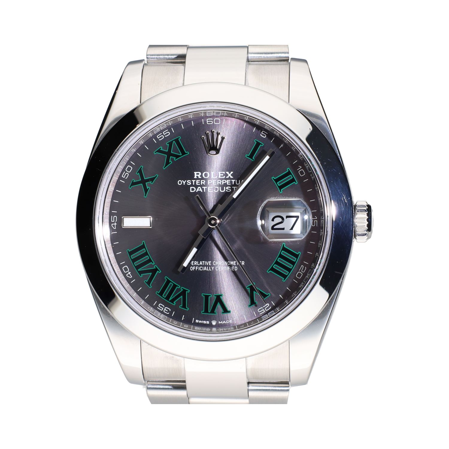 Datejust ii wimbledon acero oyster 41mm.   