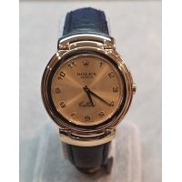 ROLEX<BR>CELLINI ORO AMARILLO CON CUERO QUARTZ ...