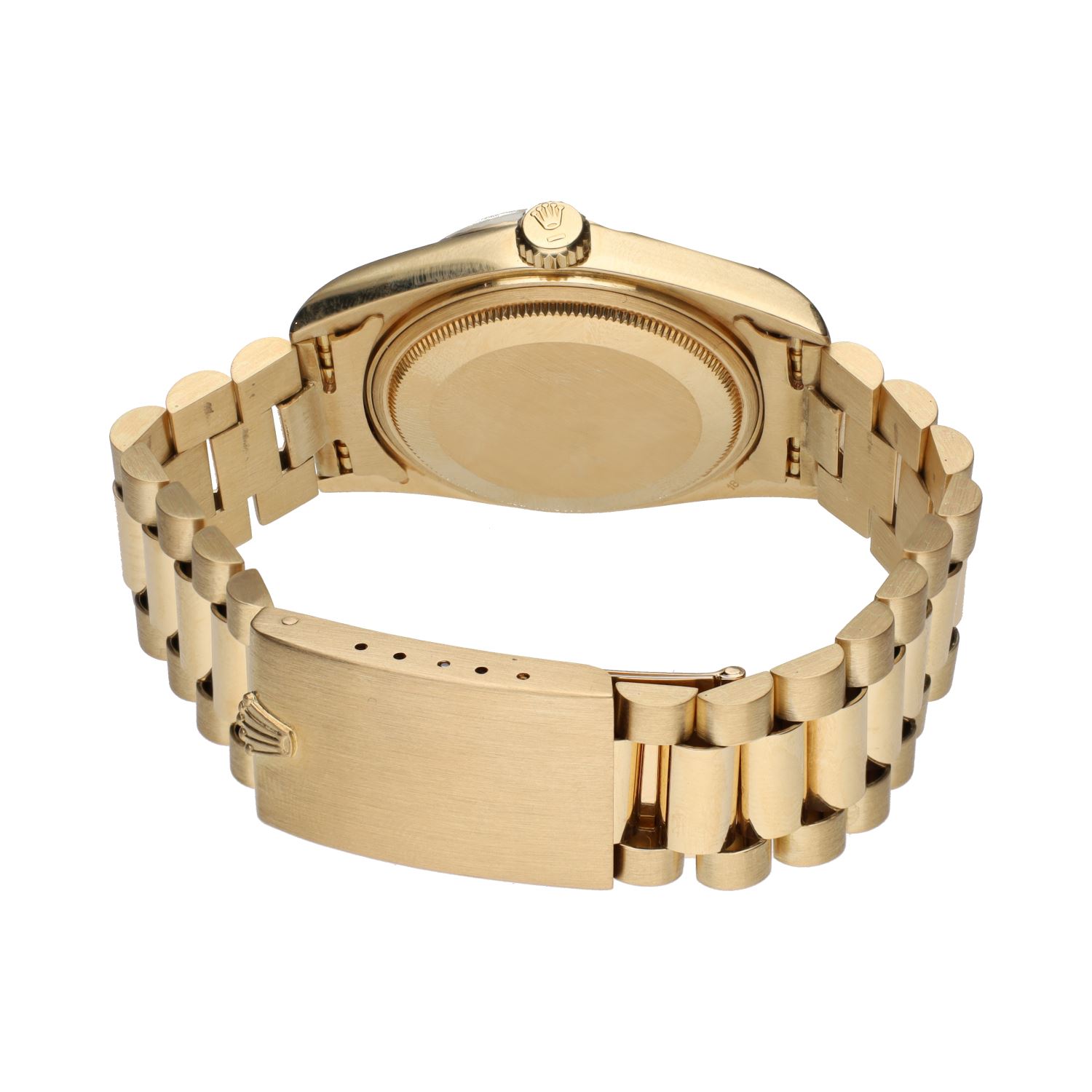 Day-date president oro amarillo plexi 36mm.  