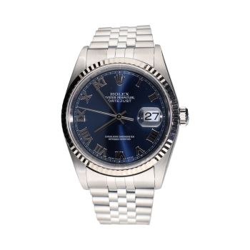 ROLEX<BR>DATEJUST ACERO JUBILLE BISEL ORO BLANC... · ref.: 16234