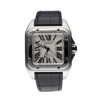 CARTIER<BR>SANTOS CADETE ACERO AUTOMÁTICO 33MM.  ...