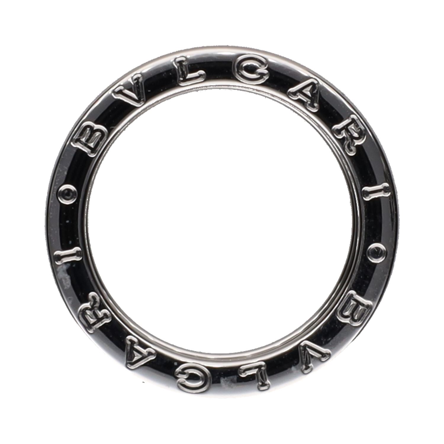 Sortija b-zero de bulgari en oro blanco. Talla 53.