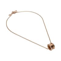 Collar b-zero de bulgari en oro rosa.
