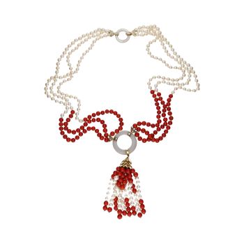 COLLARES<BR>COLLAR FIRMADO POR YANES EN ORO AMARIL... · ref.: (AMXM)