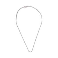 Collar riviere en oro blanco con brillantes.