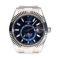 Sky-dweller acero oyster esfera azul 42mm.   