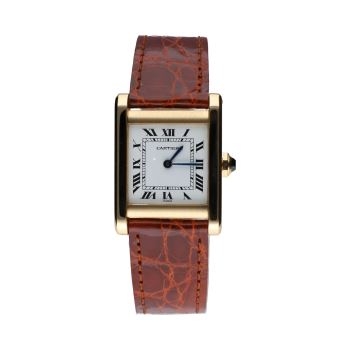 CARTIER<BR>TANK EN ORO AMARILLO CUERDA MANUAL 23M... · ref.: 78092