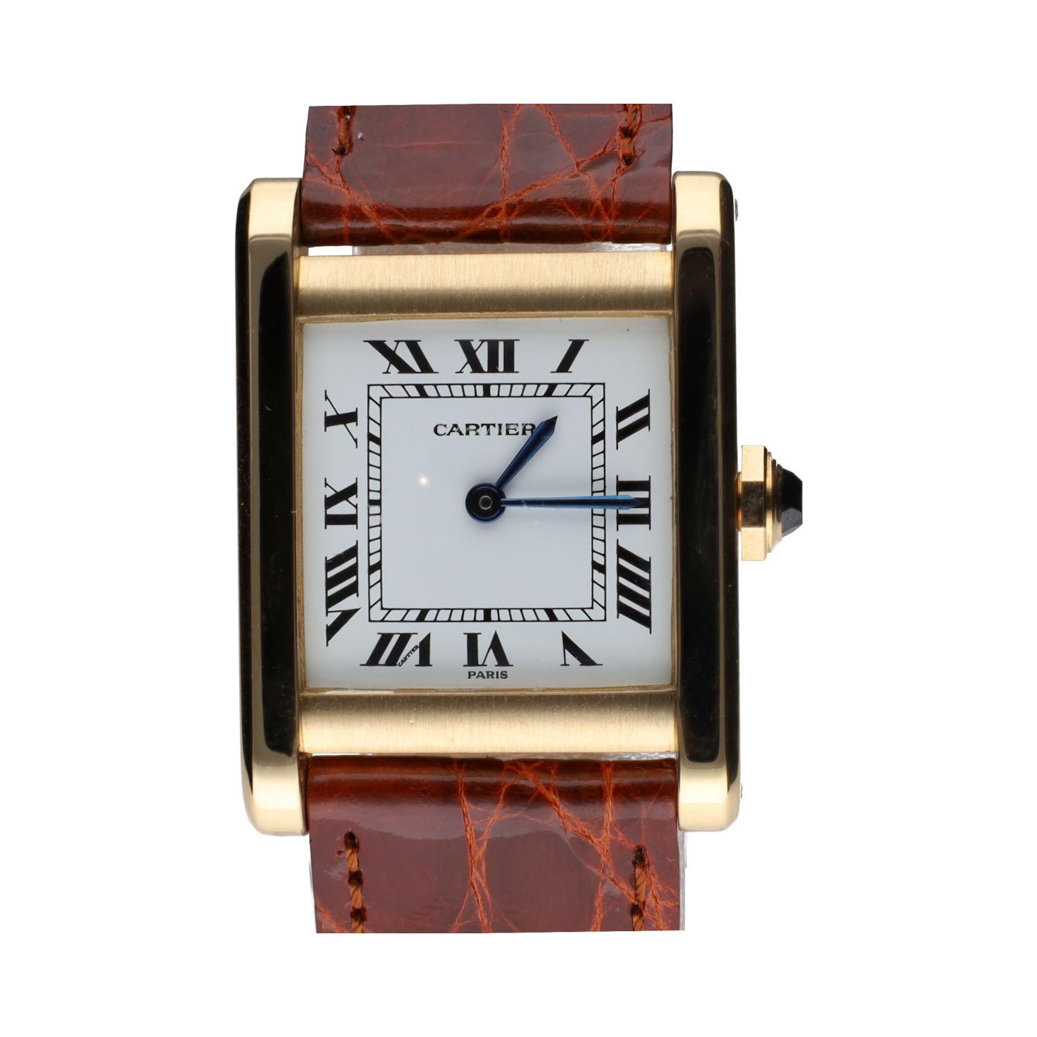 Tank en oro amarillo cuerda manual 23mm.   