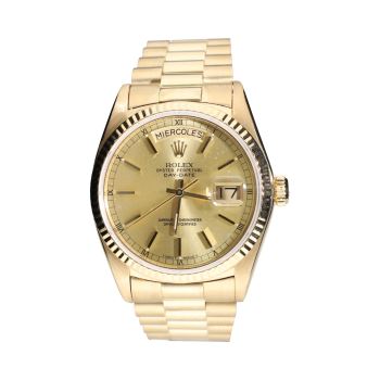 ROLEX<BR>DAY-DATE PRESIDENT ORO AMARILLO 36MM. ... · ref.: 18078