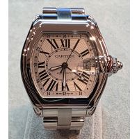 CARTIER<BR>ROADSTER GMT XL ACERO 42MM.