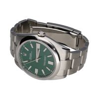 Oyster perpetual acero esfera verde 41mm.  
