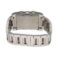 Rettangolo quartz acero 29mm.   