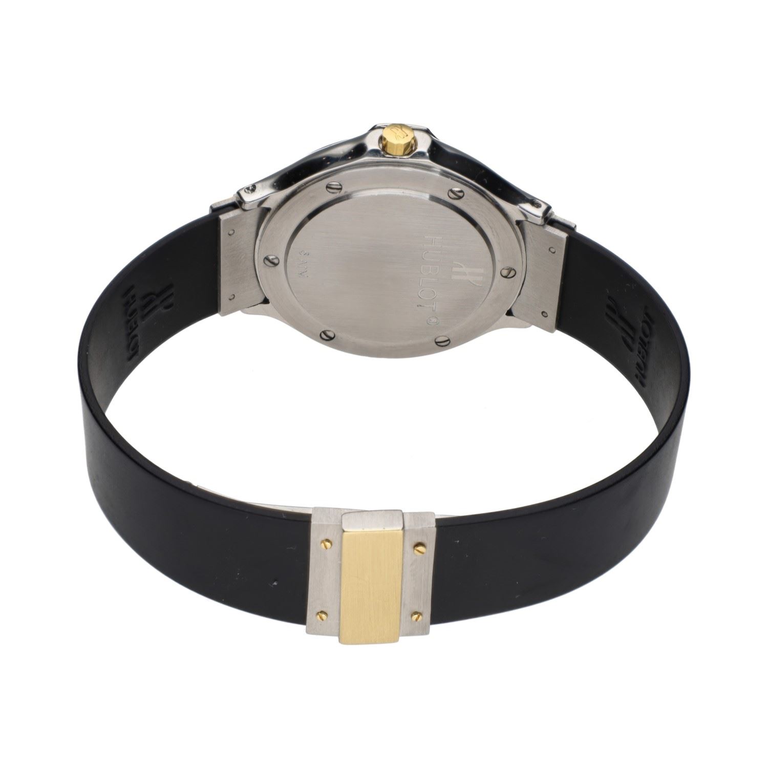 Classic cadete acero y oro 32mm.  