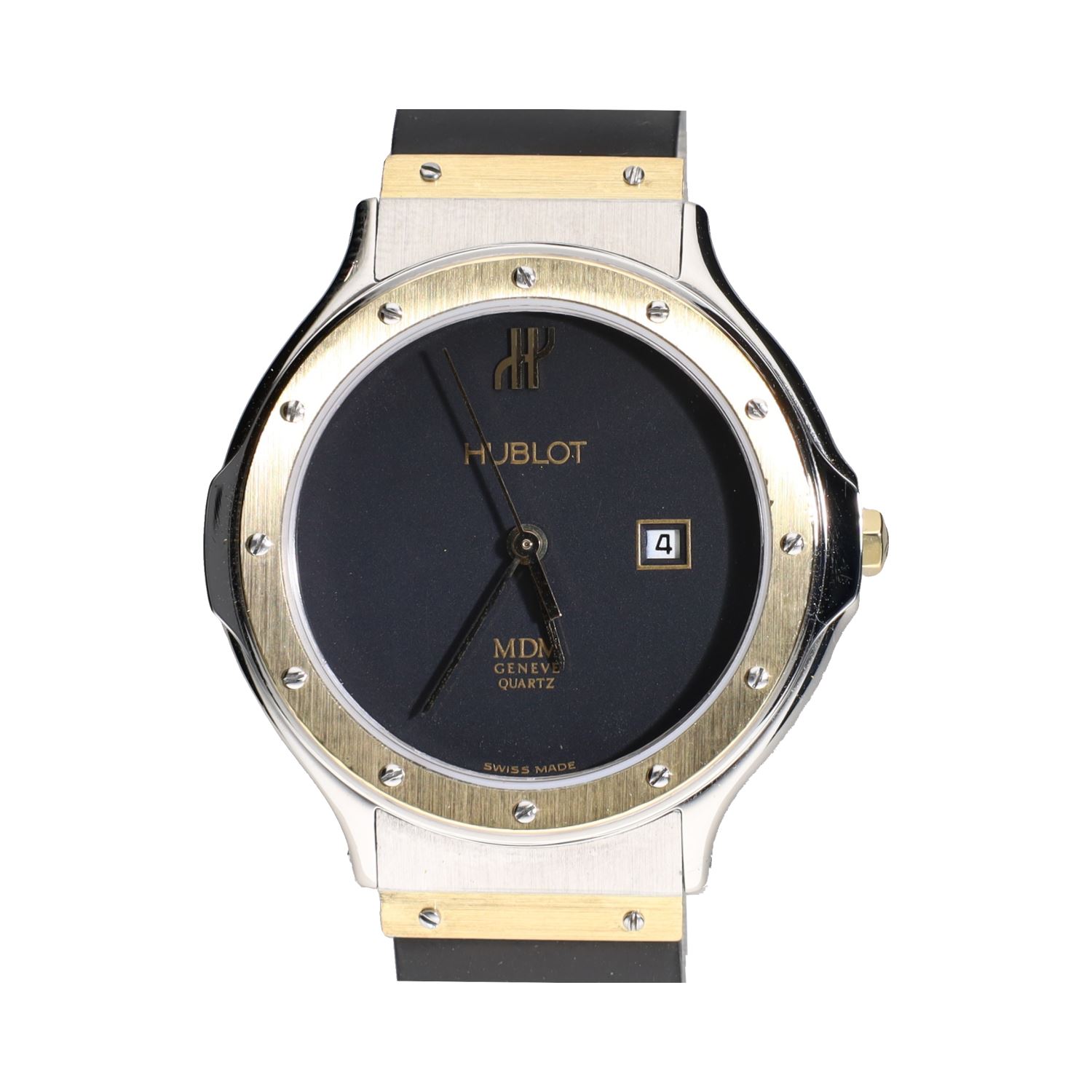 Classic cadete acero y oro 32mm.  