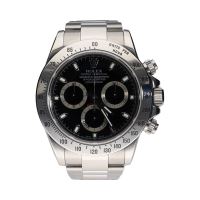 Daytona acero esfera negra 40mm.   