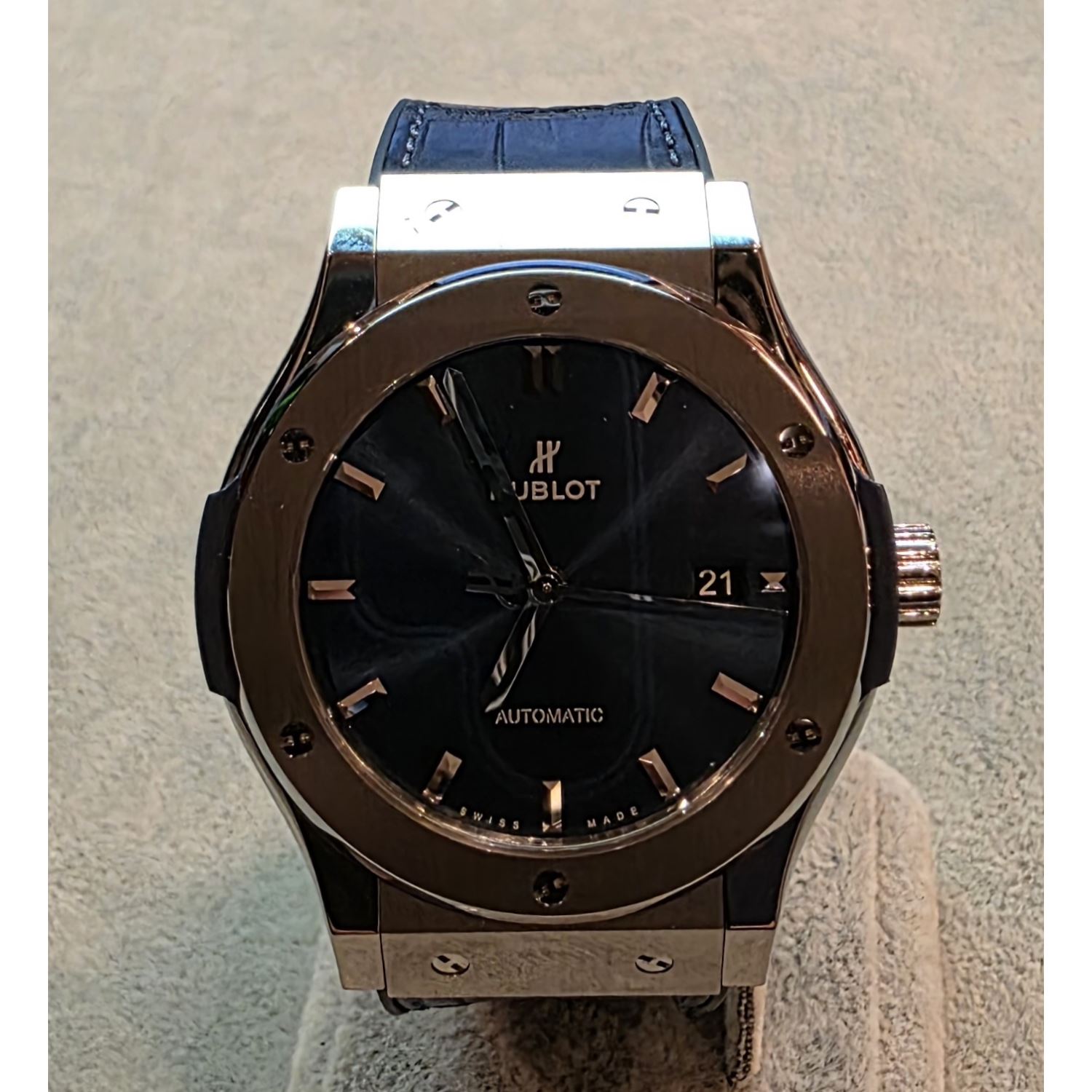 Classic fusion blue titanio 42mm.  
