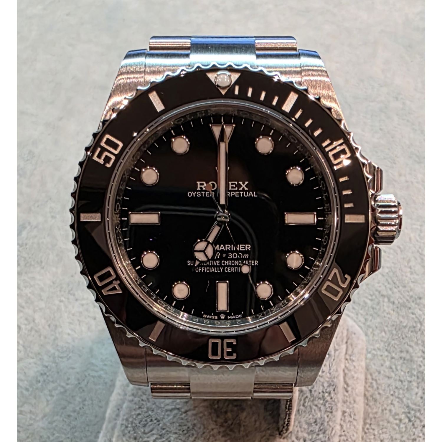 Submariner no date acero cerámica 41mm.  