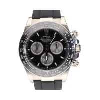 Daytona oro blanco esfera negra.  