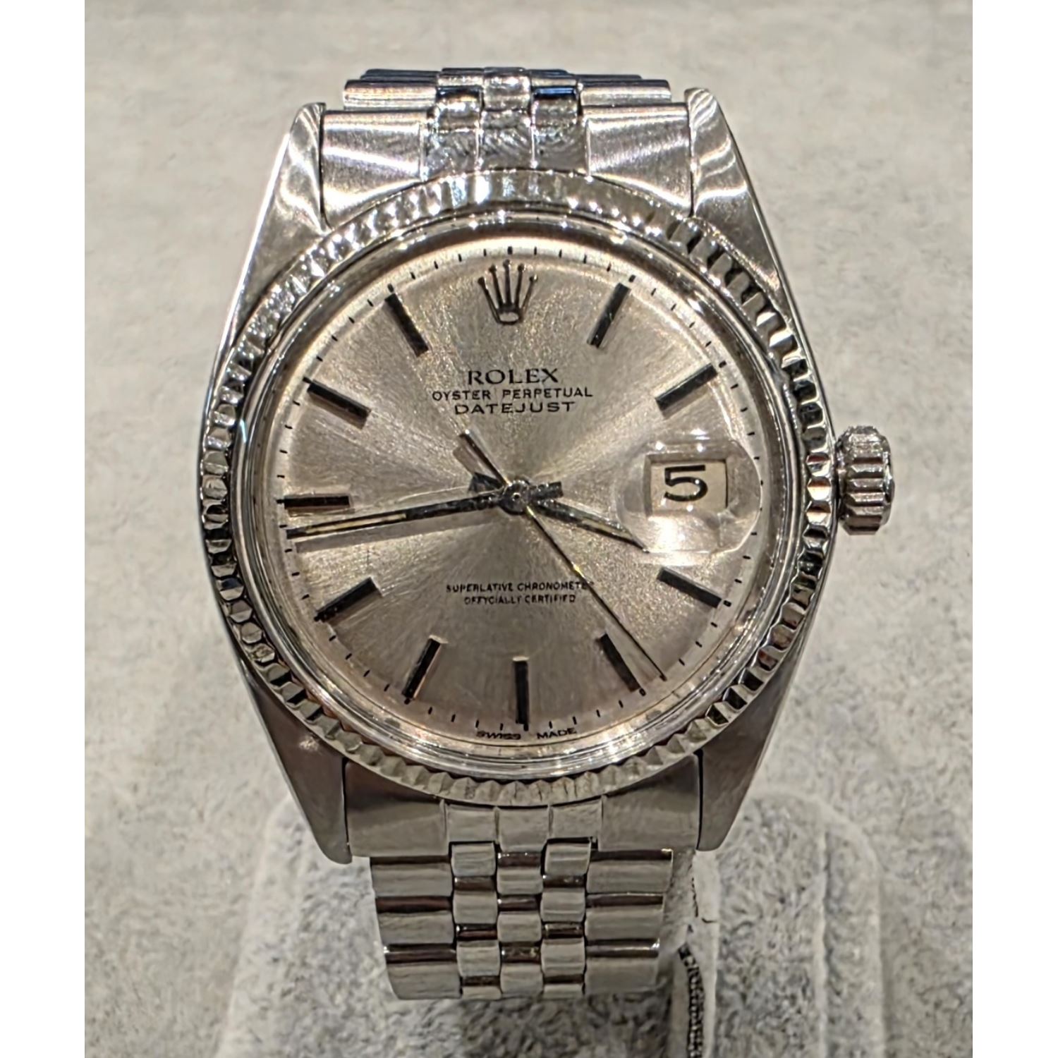 Datejust acero jubille plexi 36mm.   