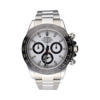 ROLEX<BR>DAYTONA ACERO ESFERA BLANCA CERÁMICO. ...
