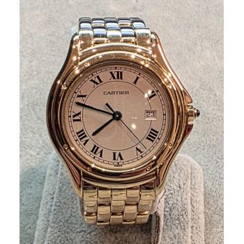 CARTIER<BR>COUGAR ORO AMARILLO QUARTZ 33MM. · ref.: 887904