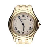 Cougar oro amarillo quartz 33mm.   