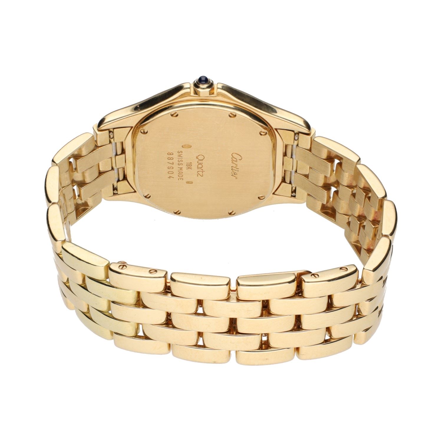 Cougar oro amarillo quartz 33mm.   