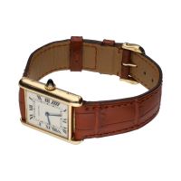 Tank louis oro amarillo cuerda manual 23mm.  