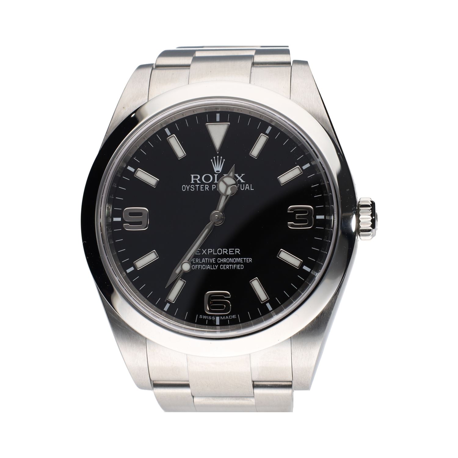 Explorer i acero 39mm.   