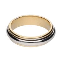 ANILLOS / SORTIJAS<BR>SORTIJA EN ORO AMARILLO CON ARO GIRATO...