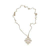 COLLARES<BR>COLLAR REALIZADO EN ORO AMARILLO CON C...