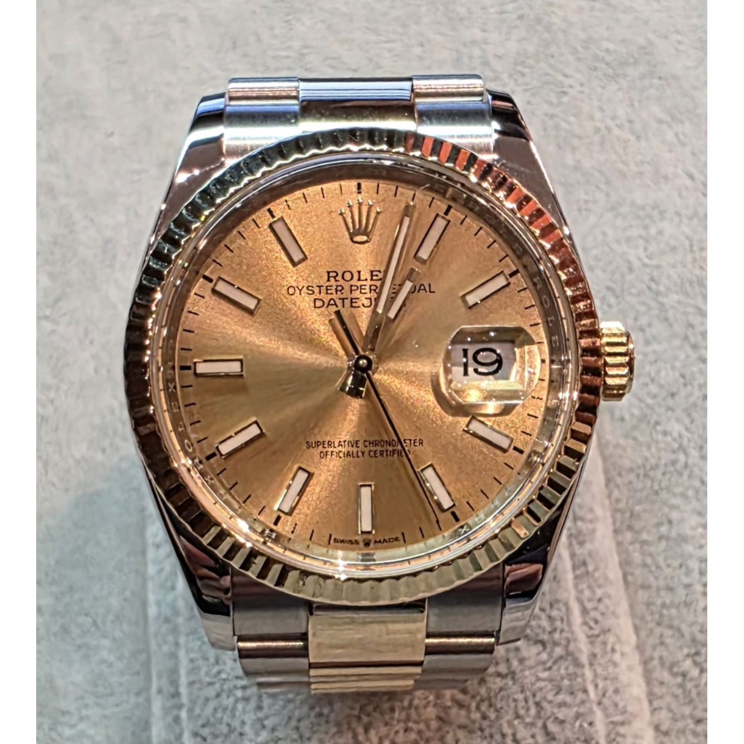 Datejust acero y oro 36mm.   