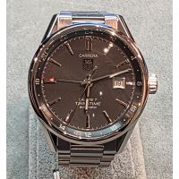 TAG HEUER<BR>CARRERA TWIN-TIME CALIBRE 7 ACERO 41MM...