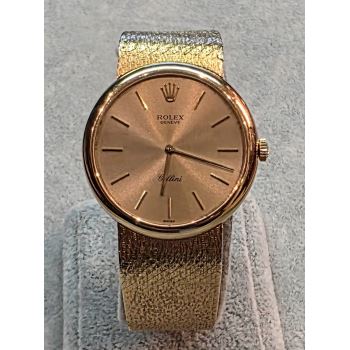 ROLEX<BR>CELLINI ORO AMARILLO ESTERILLA CUERDA ... · ref.: 3844