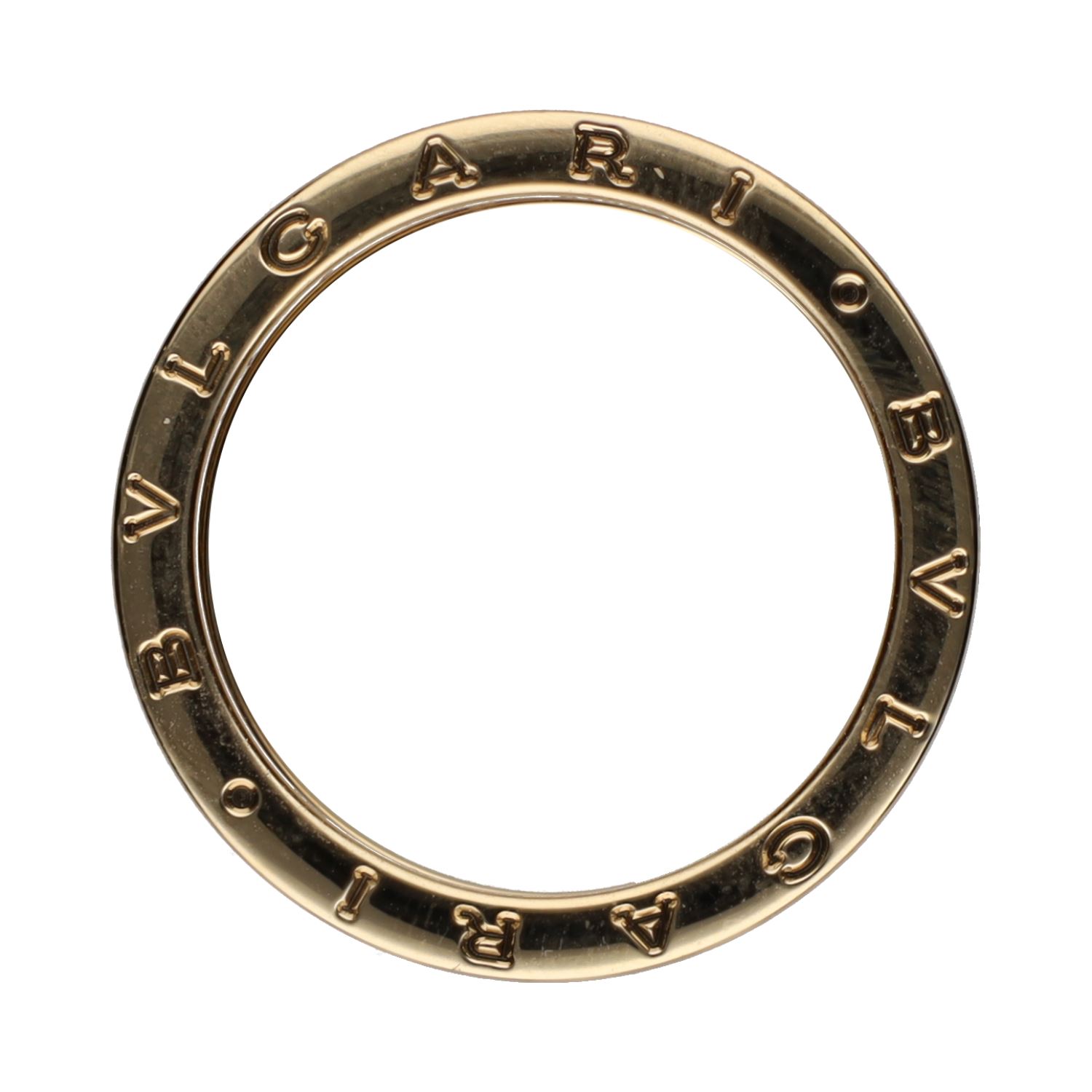 Sortija b-zero de bulgari tres bandas en oro amarillo. Talla 67.