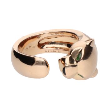 ANILLOS / SORTIJAS<BR>SORTIJA PANTHERE DE CARTIER EN ORO ROS... · ref.: PRESENTA DOCUMENTO C...
