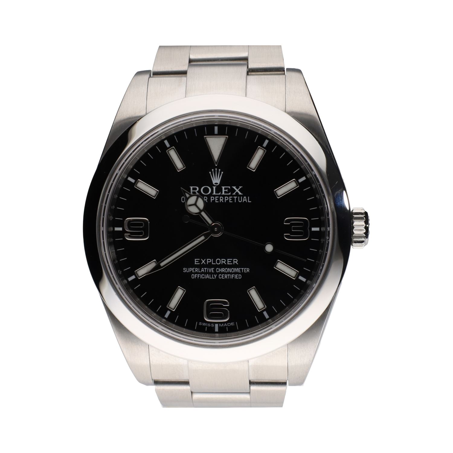Explorer i acero 39mm.   