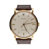 Precision oro amarillo cuerda manual 34mm.   