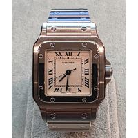 CARTIER<BR>SANTOS ACERO QUARTZ 29MM.