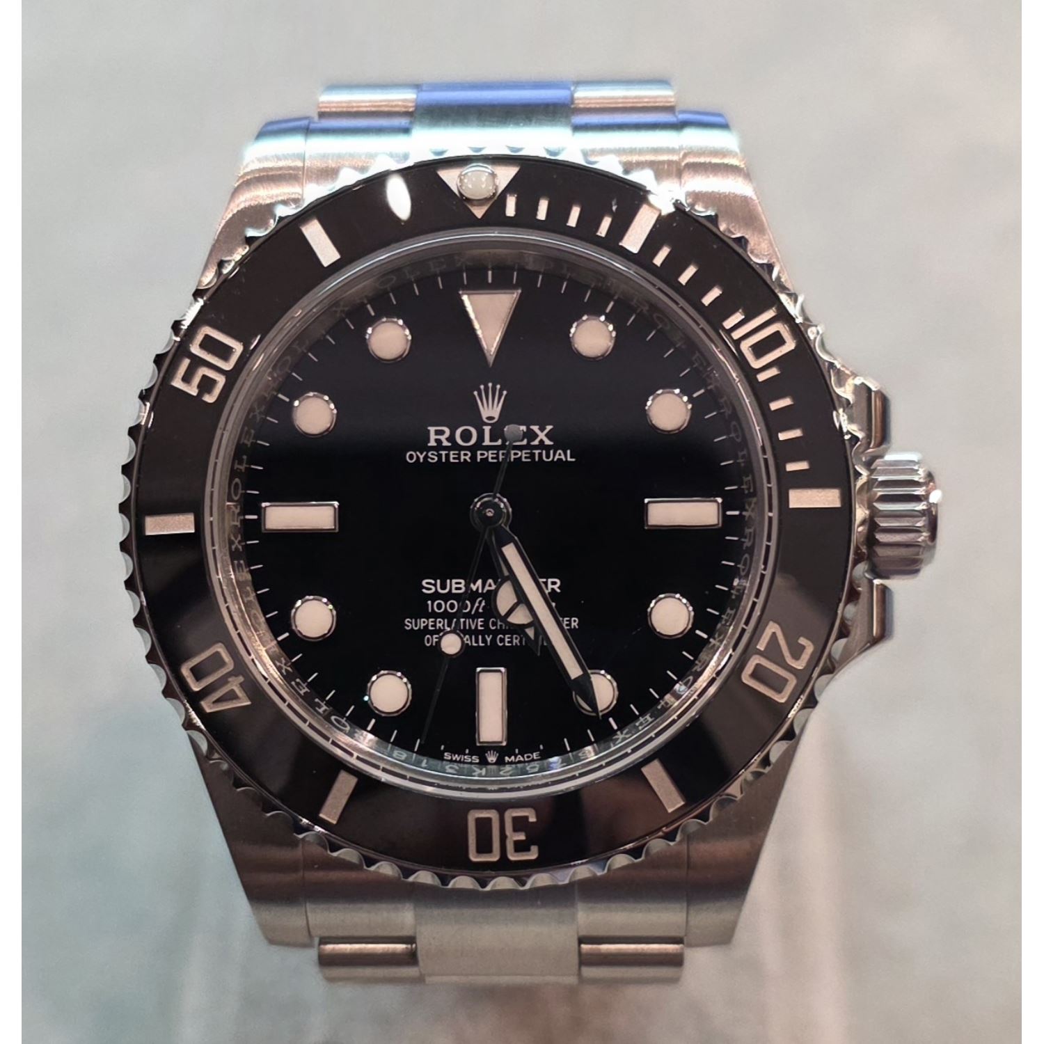 Submariner no date acero ceramico 41mm.  