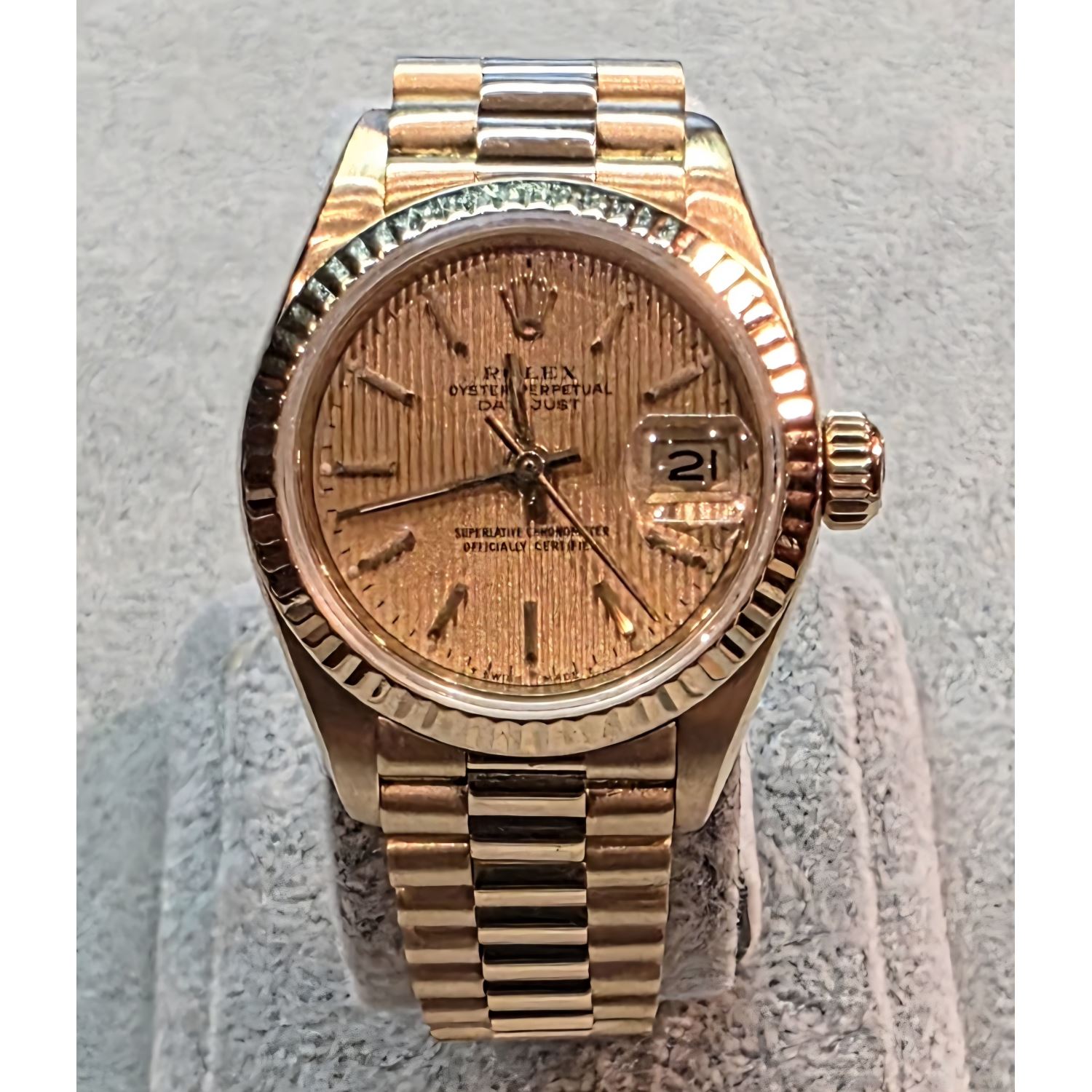Datejust president señora oro amarillo 26mm.   