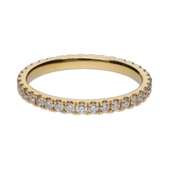 ANILLOS / SORTIJAS<BR>SORTIJA ALIANZA ETERNITY EN ORO AMARIL... · ref.: PRESENTA CERTIFICADO...