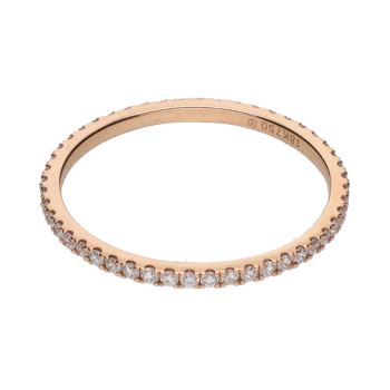 ANILLOS / SORTIJAS<BR>SORTIJA ALIANZA ETERNITY EN ORO ROSA C... · ref.: PRESENTA CERTIFICADO...